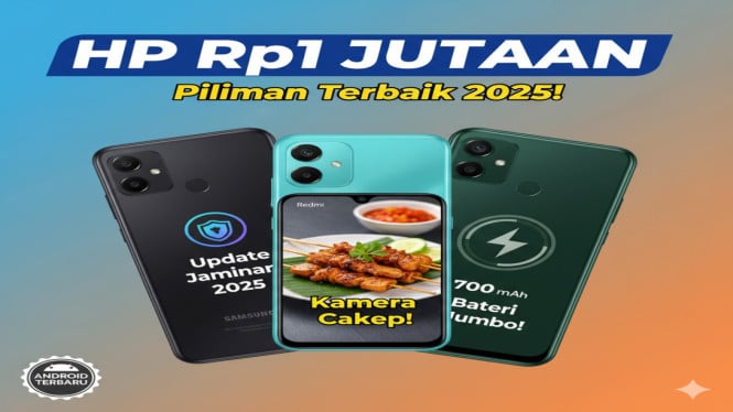 HP Rp1 Jutaan Kamera Cakep, Baterai Jumbo