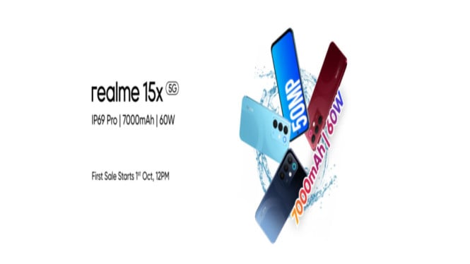 Realme 15x 5G Resmi Meluncur 1 Oktober