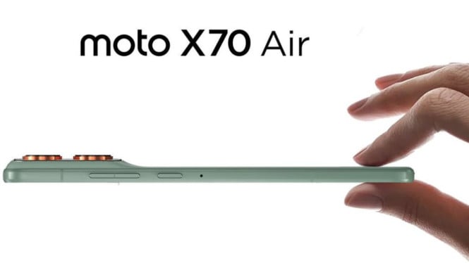 Lenovo Siapkan Moto X70 Air dengan Desain Ringan dan Teknologi AI Terkini!