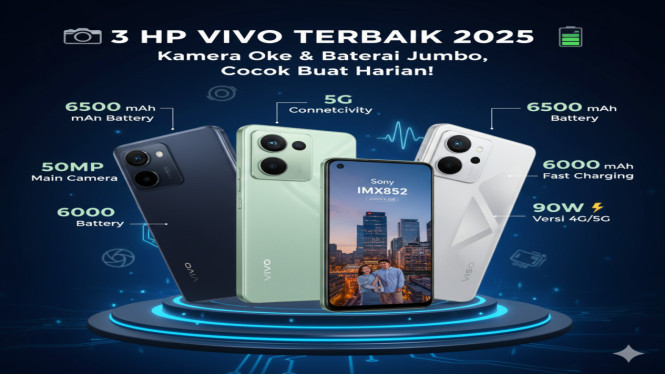 HP Vivo Low-End 2025 dengan Kamera Oke