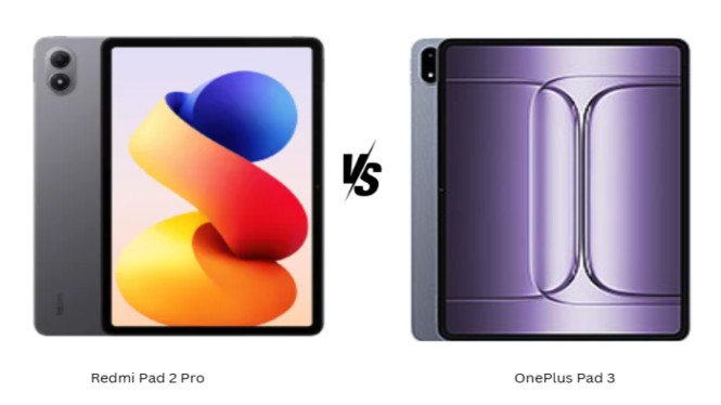 Redmi Pad 2 Pro 5G vs OnePlus Pad 3