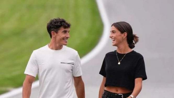 Marc Marquez dan Gemma Pinto