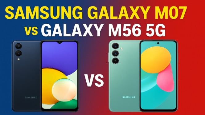 Samsung Galaxy M07 vs M56 5G