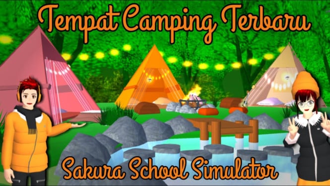 Lokasi Perkemahan "Pramuka" Terbaru di Sakura School Simulator