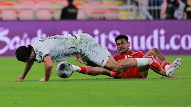 Taktik Ulur Waktu Irak dan Keputusan Wasit Bikin Timnas Kalah 0-1 di Arab Saudi!