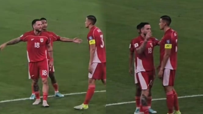 Marc Klok dan Beckham Putra berikan arahan ke Jay Idzes