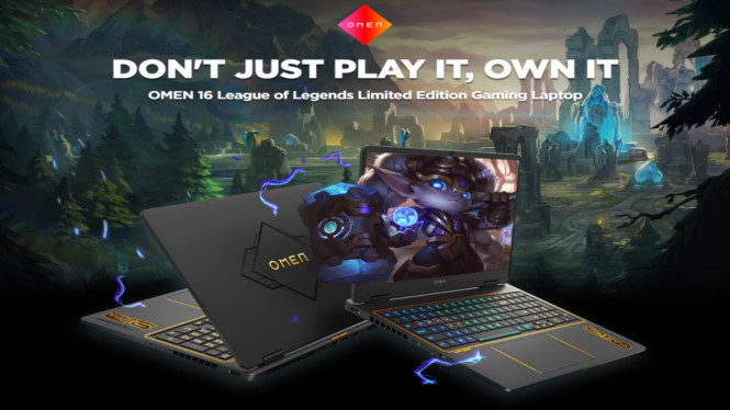HP OMEN 16 League of Legends Resmi Meluncur di Worlds 2025