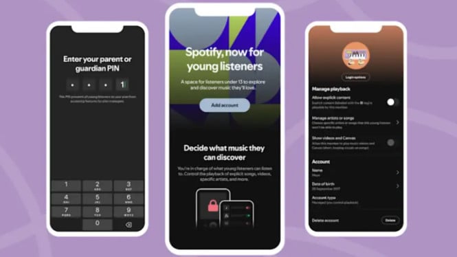 Spotify Fitur untuk Anak