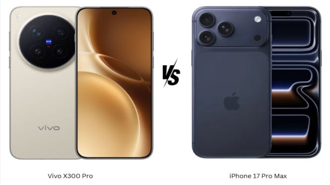 Vivo X300 Pro Tantang iPhone 17 Pro Max