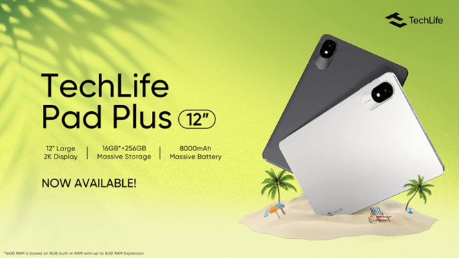 Realme Siap Rilis TechLife Pad Plus 12 LTE