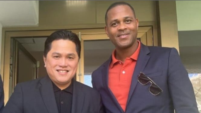 Erick Thohir dan Patrick Kluivert