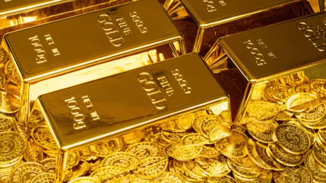 Harga Emas Turun Drastis