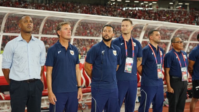 Patrick Kluivert dan Staff Kepelatihan