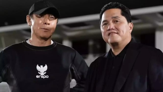 Shin Tae-yong dan Erick Thohir
