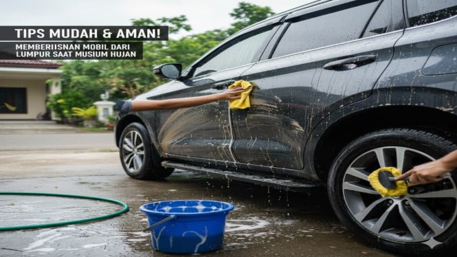 Membersihkan Noda Lumpur di Mobil Saat Musim Hujan