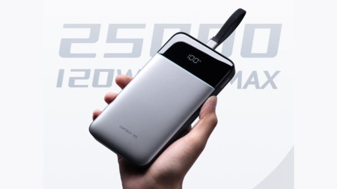 Cuktech Rilis Power Bank 25.000mAh Super Cepat 120W