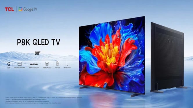TCL 98P8K 98” QLED 4K Google TV