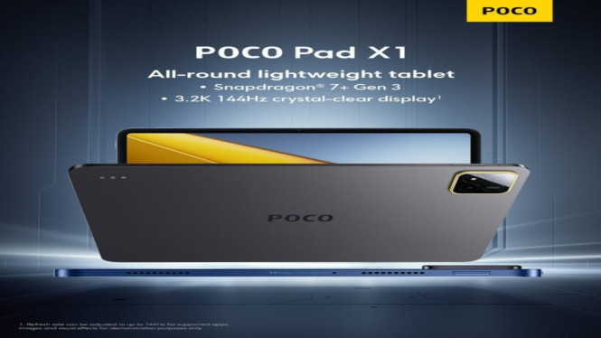 POCO Pad X1 Resmi Meluncur