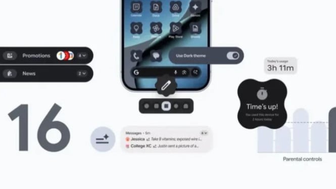 Android 16 QPR2 Hadirkan Fitur AI Baru yang Bikin Notifikasi Lebih Pintar dan Mode Gelap Makin Ekstrem