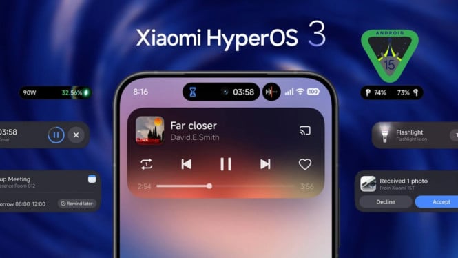 HyperOS 3 dan Android 15 Mulai Mengalir, Ini Perangkat Xiaomi, Redmi, POCO yang Sudah Masuk Peta Upgrade