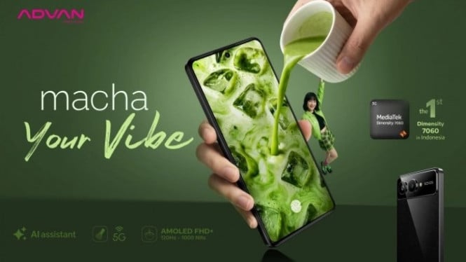 Advan Macha Meluncur di Indonesia dengan Chip Dimensity 7060 dan Harga Ramah Dompet
