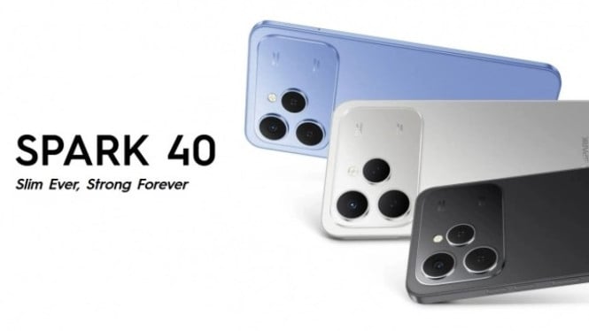 Tecno Spark 40 Desain Mirip iPhone 17 Pro Harga Ramah, Ini Spek Lengkapnya