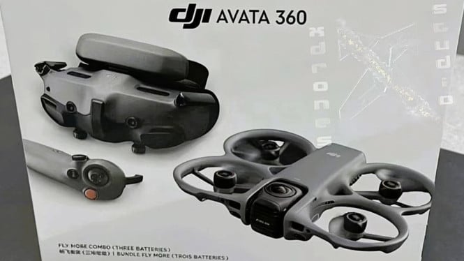 Kotak Retail DJI Avata 360 Bocor, Sinyal Kuat Tantang Insta360 Antigravity A1