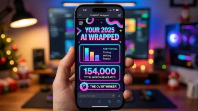 Viral di TikTok! Begini Cara Buat ChatGPT Wrapped ala Spotify Tanpa Fitur Resmi