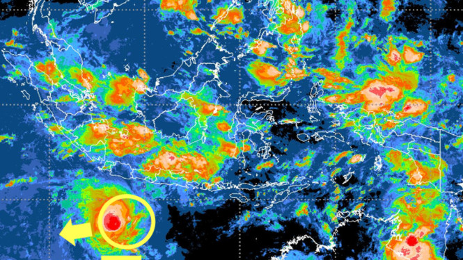 Bibit Siklon 93S Akan Jadi Siklon Aktif 21 Desember, Waspada Dampak Cuaca Ekstrem!
