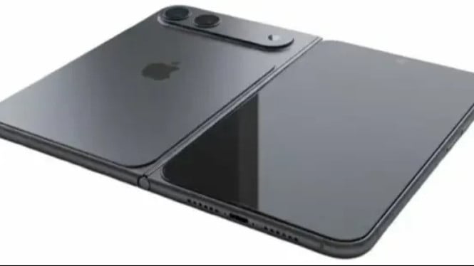 iPhone Fold Akhirnya Terlihat! Layar Landscape, Kamera Bawah Layar-Benarkah Rilis 2027?