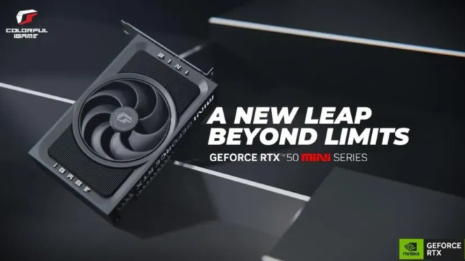COLORFUL Rilis RTX 50 MINI OC, Ukuran Mungil Tapi Performa Nendang