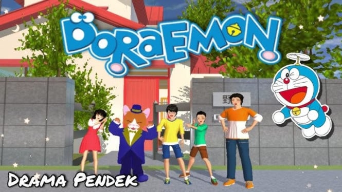 Taman Doraemon Sakura School Simulator