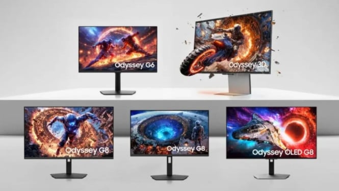 Monitor Gaming Terbaru Samsung Bikin Melongo: 6K, 3D, dan 1.040Hz dalam Satu Perangkat!