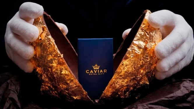 Caviar Jual Smartphone Emas dalam Telur Cokelat Rp190 Juta, Bukan Sekadar Gimmick Mewah