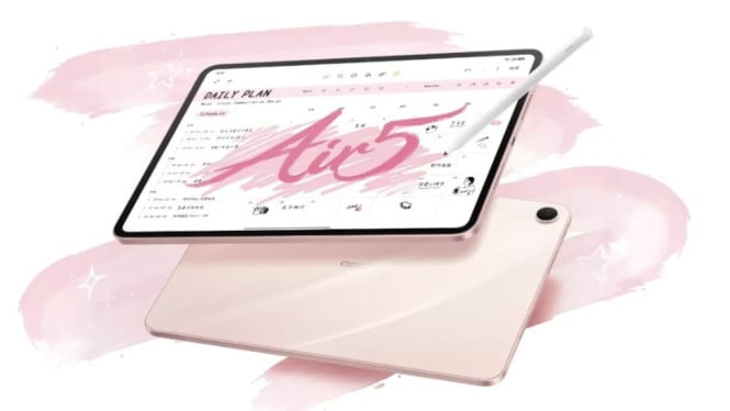 Oppo Pad Air 5 Siap Meluncur, Tablet Layar Soft Light dengan Baterai 10.000mAh Lebih
