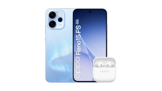 Oppo Reno 15 FS 5G Bocor di Retail, Layar AMOLED 120Hz dan Baterai 6.500mAh Jadi Andalan