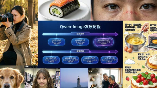 Alibaba Rilis AI Gambar Qwen-Image-2512, Open Source Hadir—Gratis & Bisa untuk Komersial!