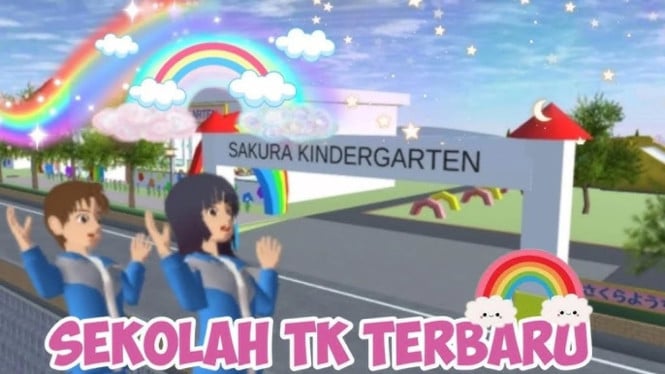 Sekolah TK di Sakura School Simulator