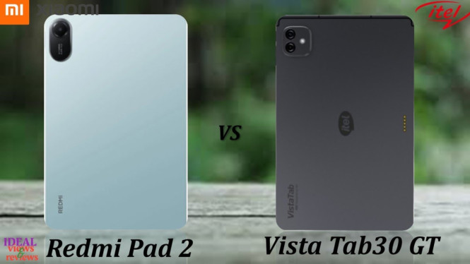 Itel Vista Tab 30 GT vs Redmi Pad 2