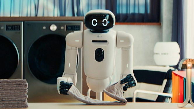 LG CLOiD: Robot Rumahan AI yang Bisa Masak, Cuci, & Lipat Baju Sendiri!