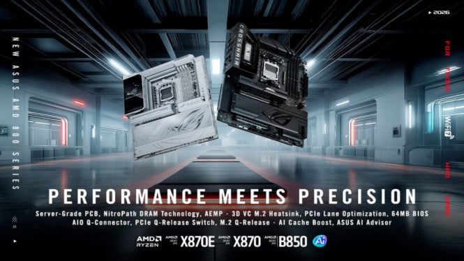 ASUS Rilis Motherboard AMD X870E: Siap Sambut Ryzen Zen 5