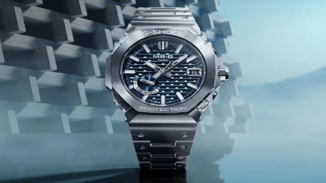 G-Shock Rasa Pagoda Jepang, Casio Hadirkan MR-G Biru yang Lebih Emosional dari Sekadar Jam