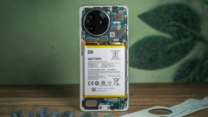 Desain Baru: Xiaomi Siapkan Ponsel dengan Baterai Lepas Pasang