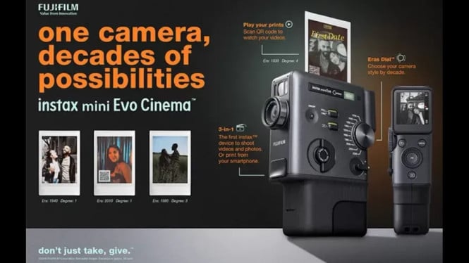 Fujifilm Rilis Instax Mini Evo Cinema: Kamera Instan yang Bisa Rekam & Cetak Video!