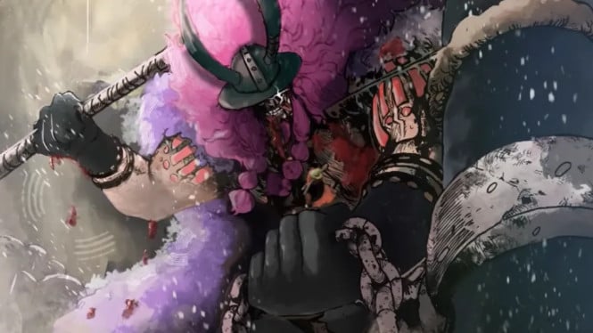 Sayap Kiri Luffy Bangkit! Sanji Lawan Saint Sommers dengan Haki Raja di Chapter 1171