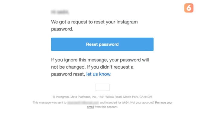 Waspada! Jutaan Akun Terima Email Reset Password Instagram