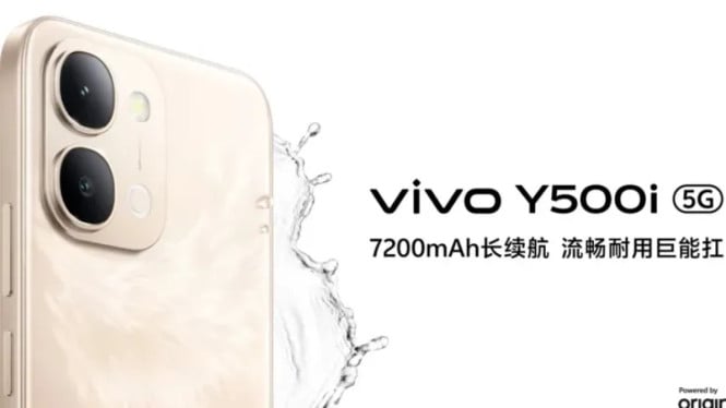 Vivo Y500i Resmi Rilis: Baterai 7.200mAh, RAM 12GB, Harga Mulai Rp3 Jutaan!