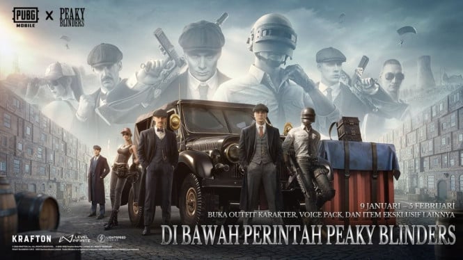 PUBG MOBILE Resmi Kolaborasi Peaky Blinders: Mainkan Thomas Shelby