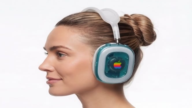 Konsep AirPods Max G3: Headphone Transparan Gaya Ikonik iMac