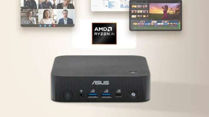 Mini Tapi Gahar! ASUS PN55 Bawa Ryzen AI 9, Wi-Fi 7, dan NPU 55 TOPS